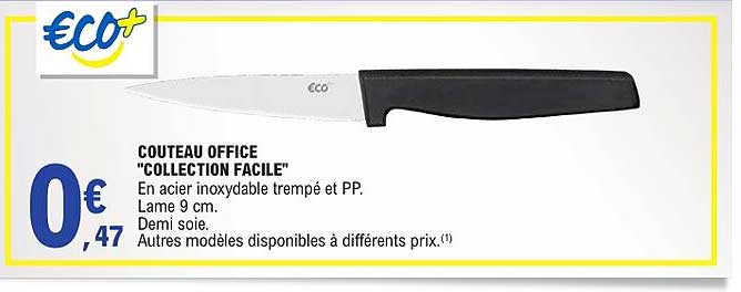 COUTEAU OFFICE "COLLECTION FACILE"