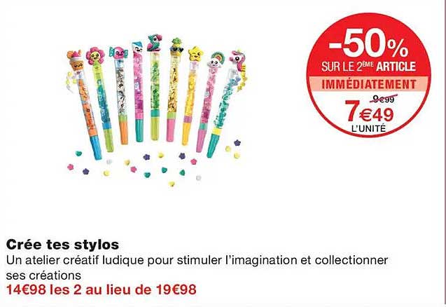 Crée tes stylos