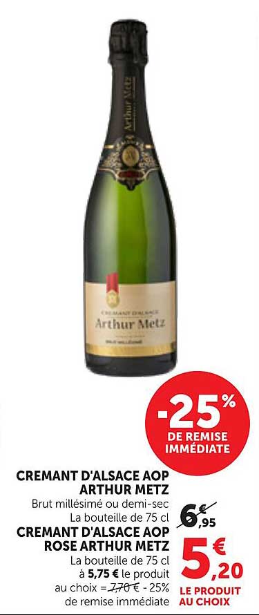 CREMANT D'ALSACE AOP ARTHUR METZ