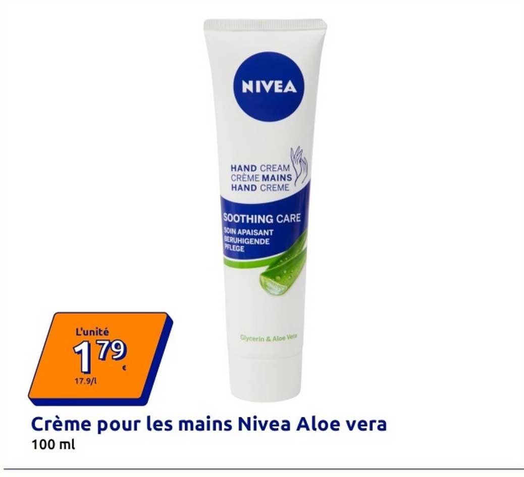 Crème pour les mains Nivea Aloe vera 100 ml