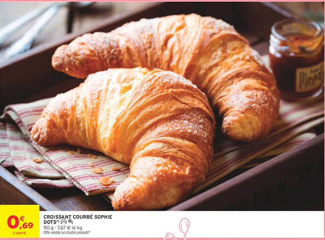CROISSANT COURBÉ SOPHIE DOTS