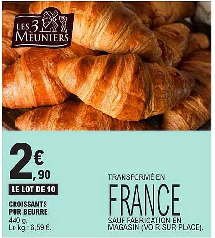 CROISSANTS PUR BEURRE