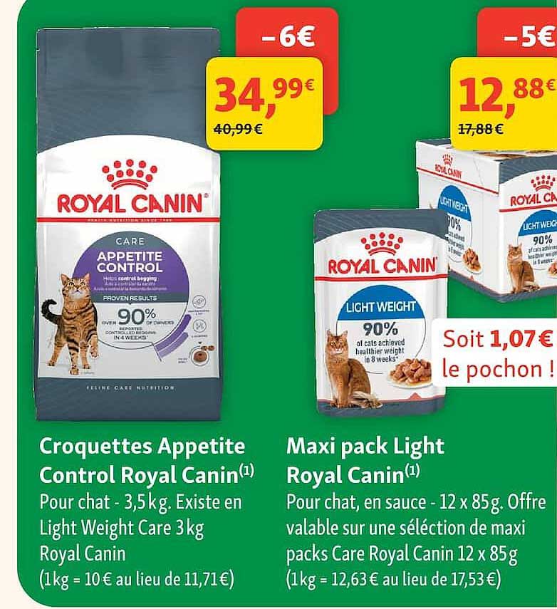 Croquettes Appetite Control Royal Canin