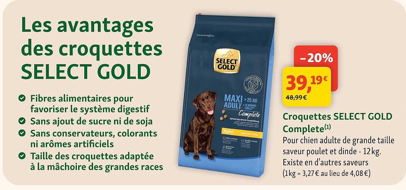 Croquettes SELECT GOLD Complete(1)