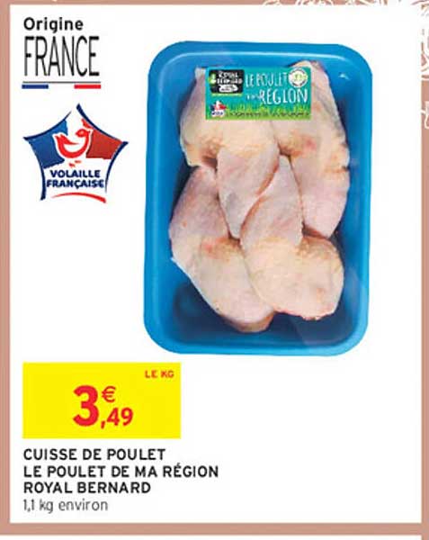 CUISSE DE POULET LE POULET DE MA RÉGION ROYAL BERNARD