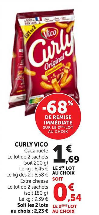 CURLY VICO Cacahuète