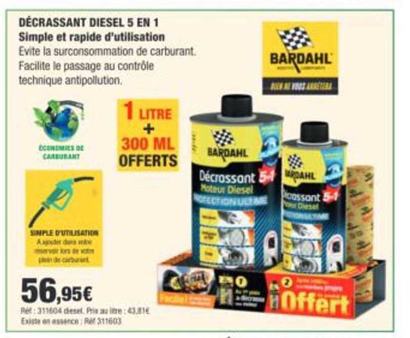 DÉCRASSANT DIESEL 5 EN 1