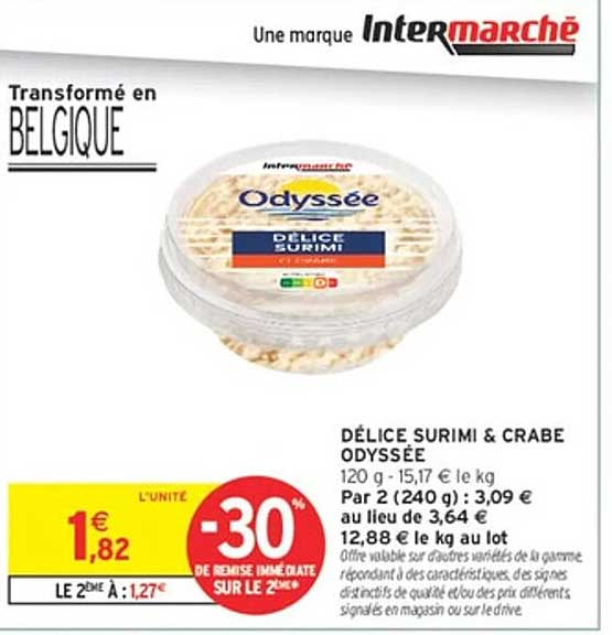 DÉLICE SURIMI & CRABE ODYSSÉE