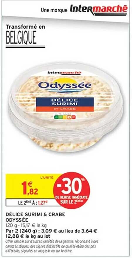 DÉLICE SURIMI & CRABE ODYSSÉE