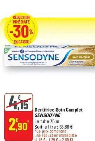 Dentrifice Soin Complet SENSODYNE