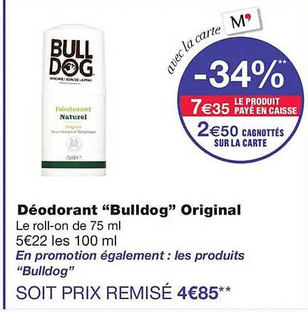 Déodorant “Bulldog” Original