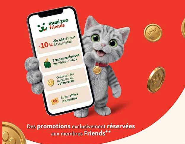 Des promotions exclusivement réservées aux membres Friends**