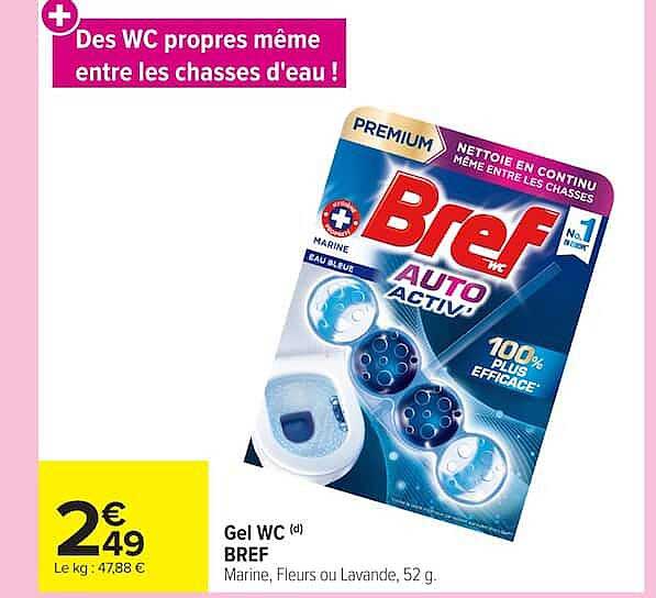 Des WC propres même entre les chasses d'eau !