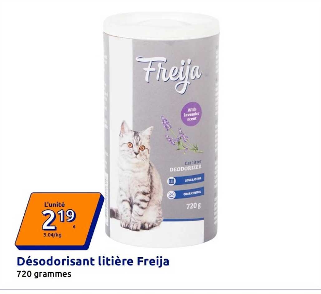 Désodorisant litière Freija