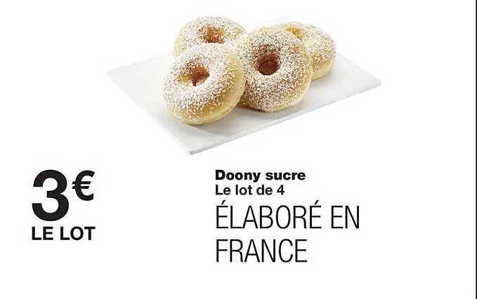 Doony sucre
Le lot de 4
ÉLABORÉ EN FRANCE