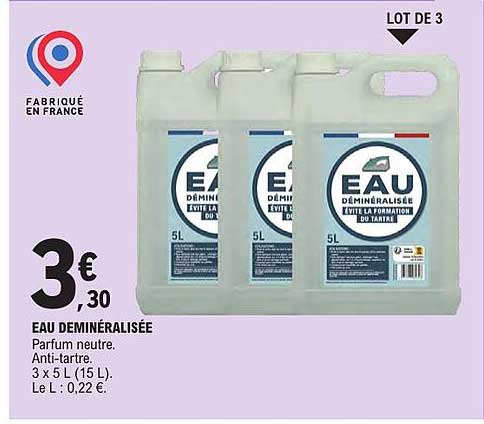 EAU DEMINERALISEE