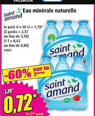 Eau minérale naturelle