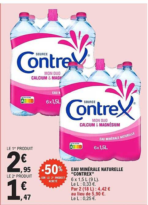 EAU MINÉRALE NATURELLE “CONTREX”