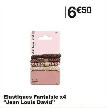 Elastiques Fantaisie x4 “Jean Louis David”