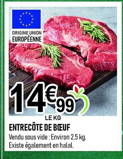 ENTRECÔTE DE BŒUF