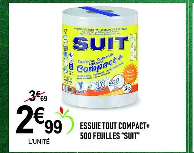 ESSUIE TOUT COMPACT+ 500 FEUILLES “SUIT”