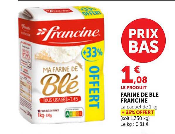 FARINE DE BLÉ FRANCINE