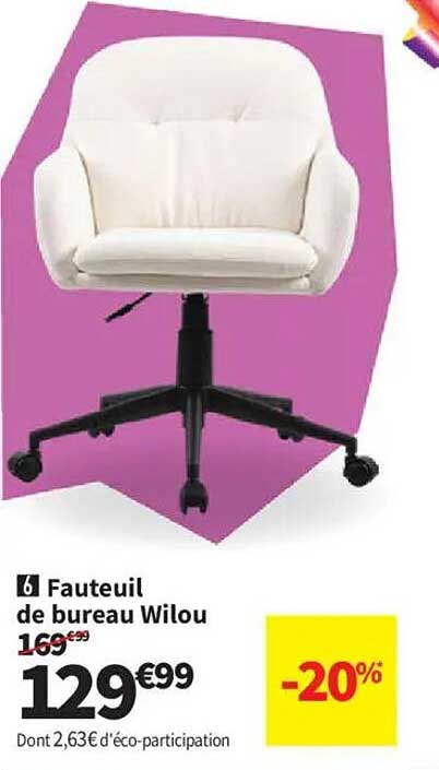 Fauteuil de bureau Wilou