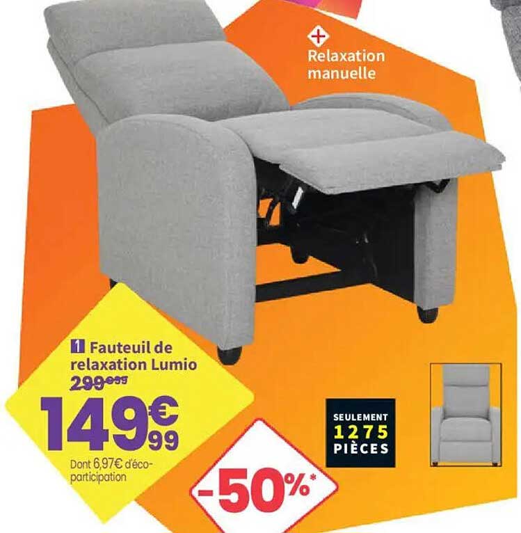 Fauteuil de relaxation Lumio