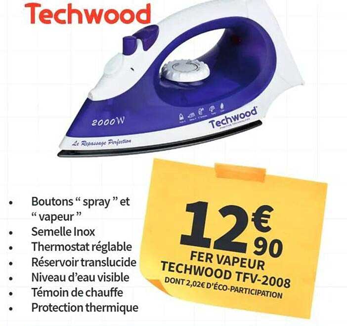 FER VAPEUR TECHWOOD TFV-2008