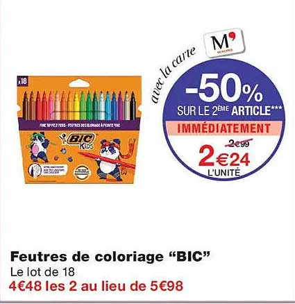 Feutres de coloriage “BIC”
