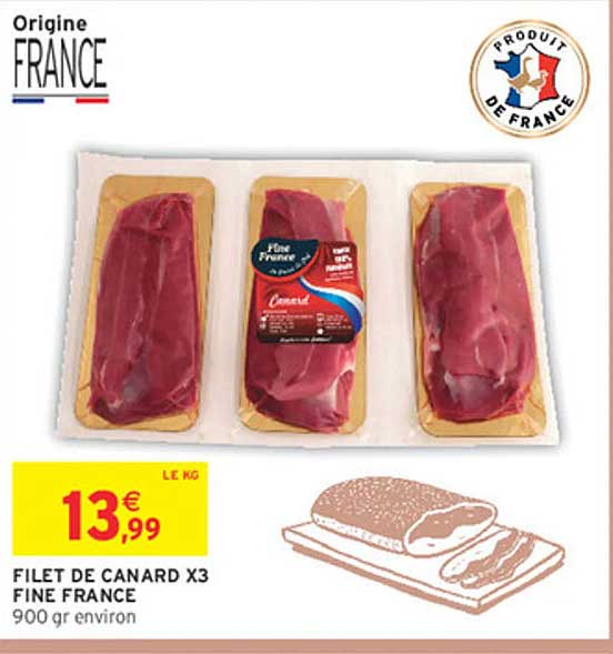 FILET DE CANARD X3 FINE FRANCE