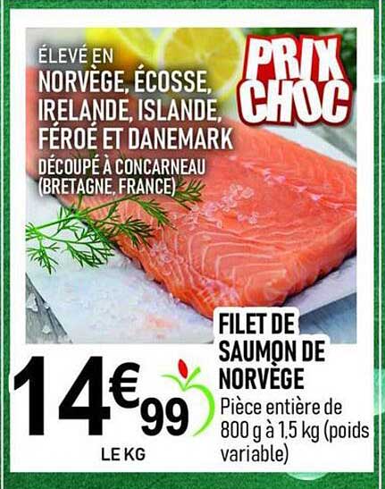 FILET DE SAUMON DE NORVÈGE