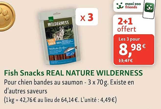 Fish Snacks REAL NATURE WILDERNESS
