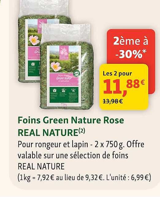Foins Green Nature Rose REAL NATURE