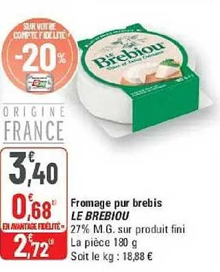 Fromage pur brebis LE BREBIOU