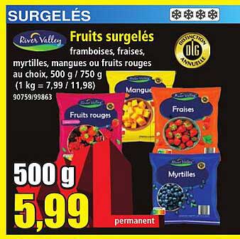 Fruits surgelés