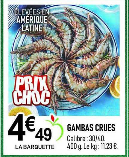GAMBAS CRUES