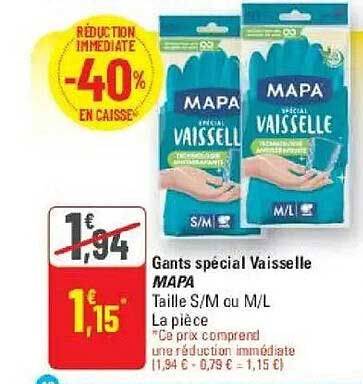 Gants spécial Vaisselle MAPA
