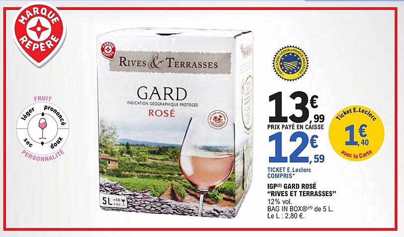 GARD ROSÉ «RIVES ET TERRASSES»