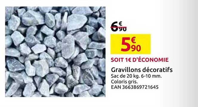 Gravillons décoratifs
