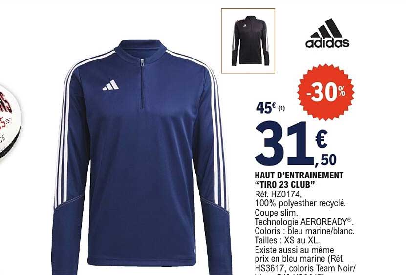 HAUT D’ENTRAÎNEMENT "TIRO 23 CLUB"
