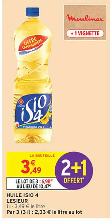 HUILE ISIO 4 LESIEUR
