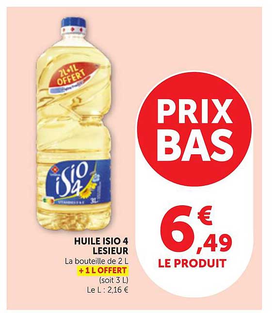 HUILE ISIO 4 LESIEUR
