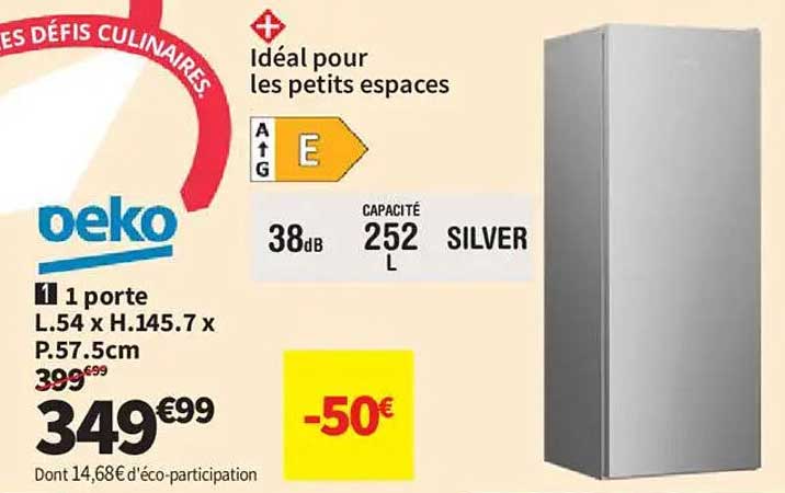 Ideal pour les petits espaces