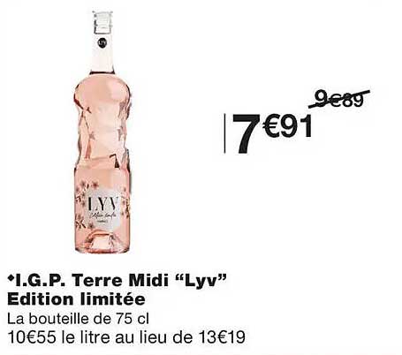 I.G.P. Terre Midi “Lyy” Edition limitée