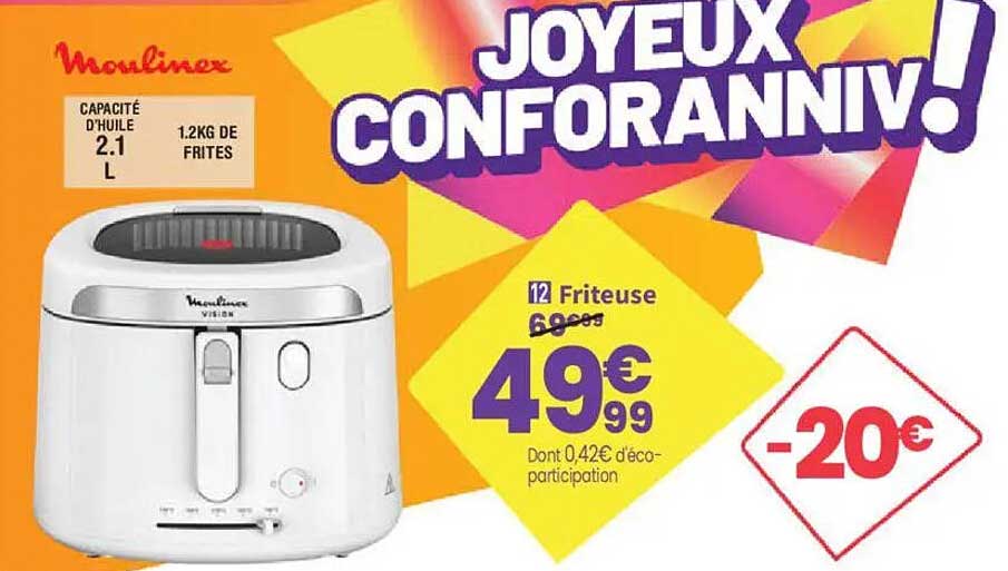 Joyeux Conforanniv! Friteuse