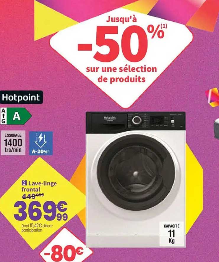 Jusqu'à -50% sur une sélection de produits