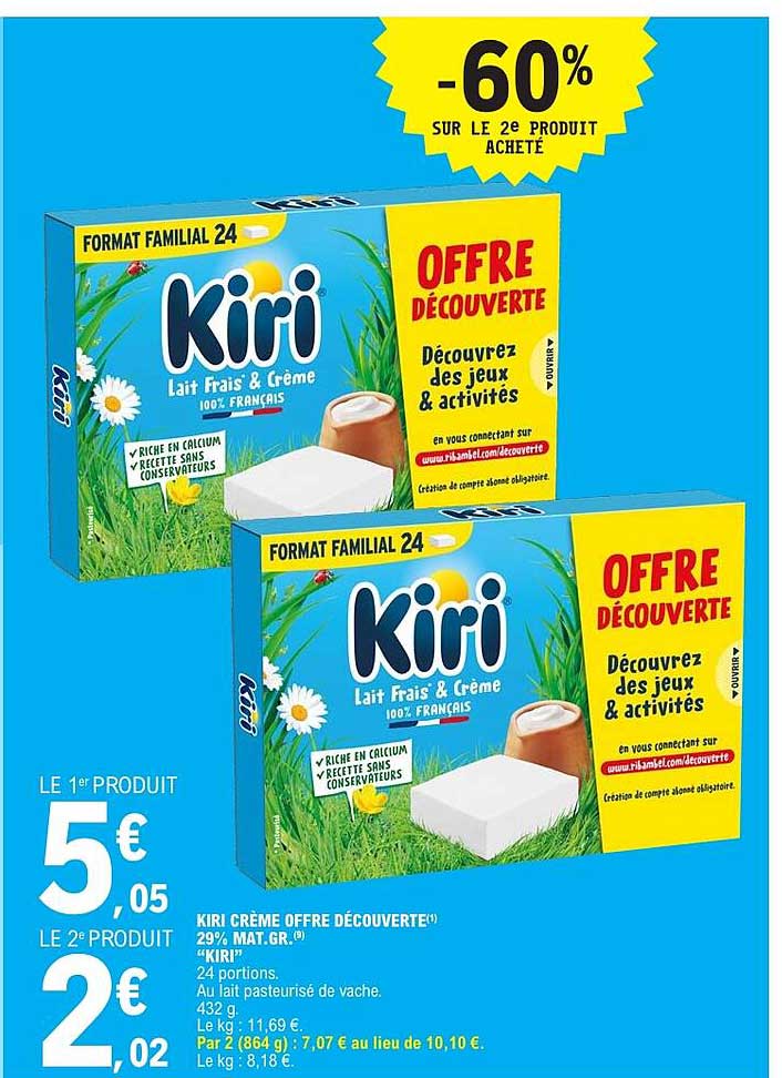 KIRI CRÈME OFFRE DÉCOUVERTE