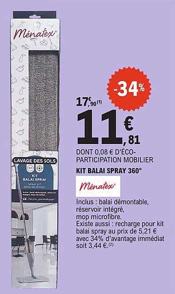 KIT BALAI SPRAY 360°