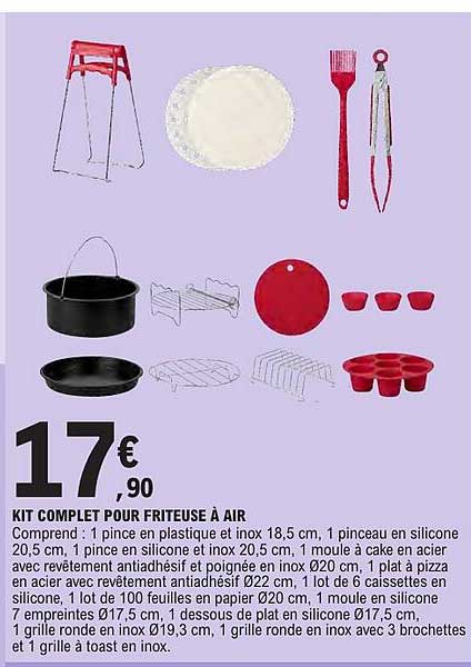 KIT COMPLET POUR FRITEUSE À AIR